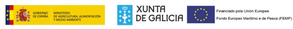 Cofradía De Pescadores San Martín De Bueu logos gobierno españa, xunta de galicia, fondo europeo